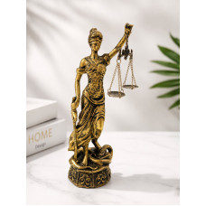 Statujë Dekorative Zonja e Drejtësisë Gold