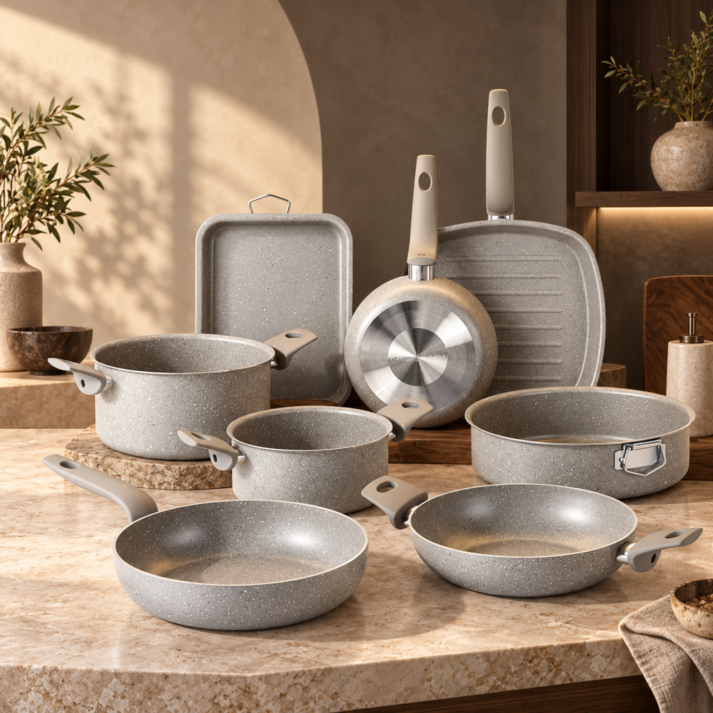 Grey - Set Tenxhere 8 pjesë