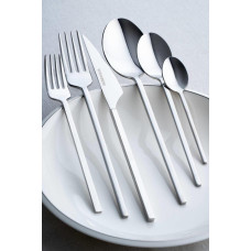 Acar Salvia Silver – Set lugë, pirunë dhe thika