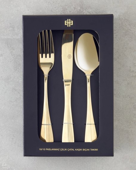 Azul Gold – Set Lugë, Pirunë dhe Thika