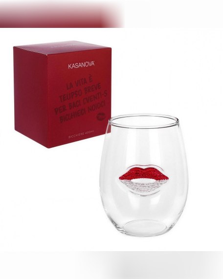 "Red Lips" Gotë Qelqi 400 ml