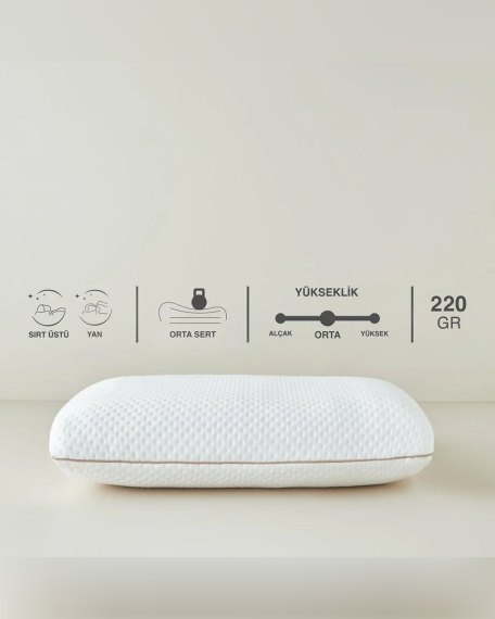 Jastëk Visco Memory Foam 60x40x16 cm