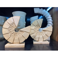 Set Dekorativ Spiral Stone – 2 Copë