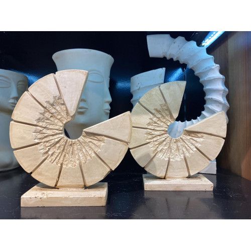 Set Dekorativ Spiral Stone – 2 Copë