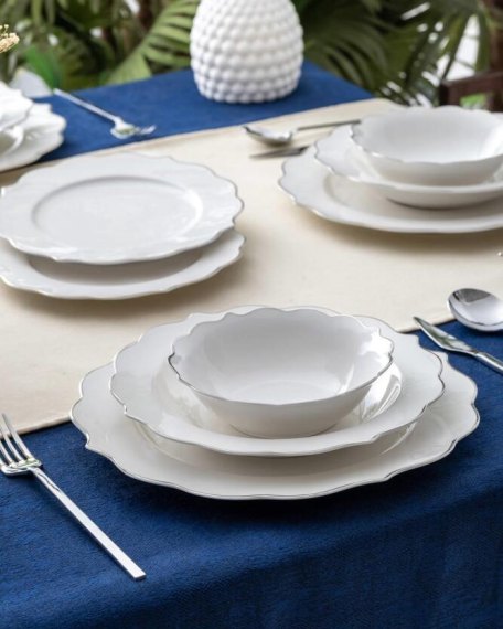 Acar Karmen Silver – Set Pjata Porcelani
