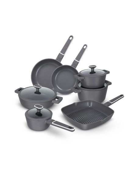 Set Tenxheresh Kasanova Gri Antracit – 7 enë