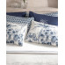 Palm Toile – Summer Blanket , Indigo 150x220 cm