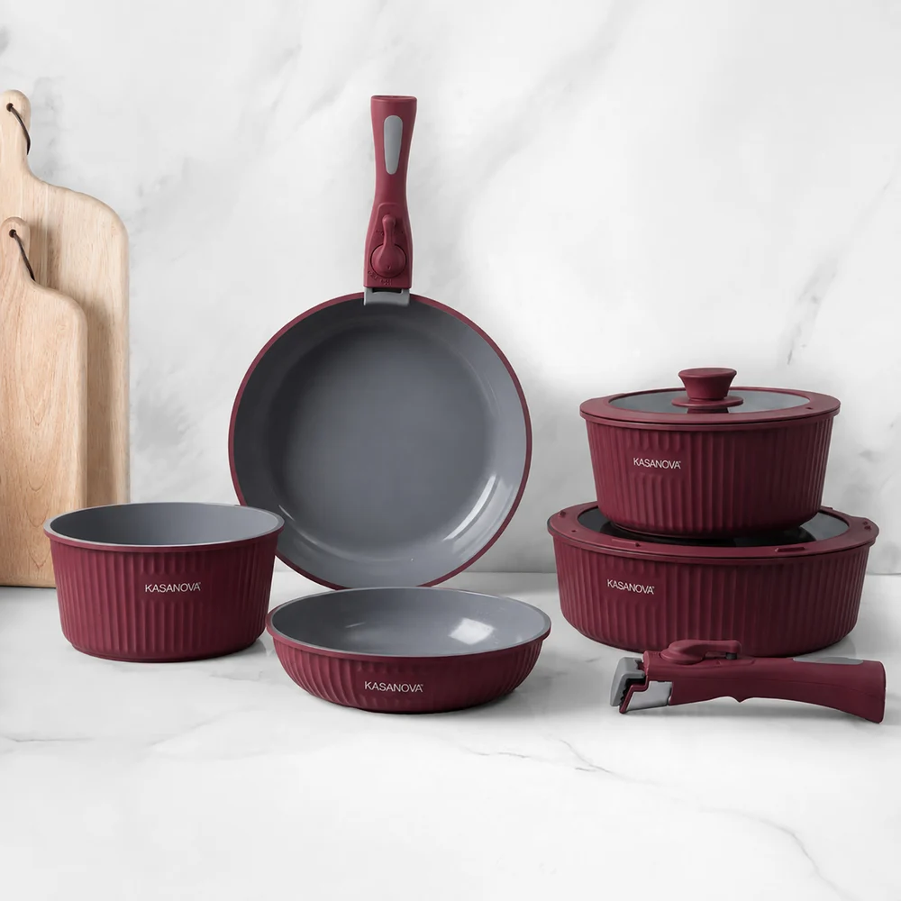 Set enësh Kasanova në ngjyrë bordo